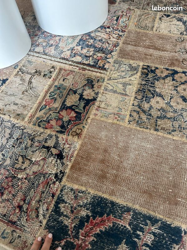 Tapis patchwork 100% fait main (image 5)