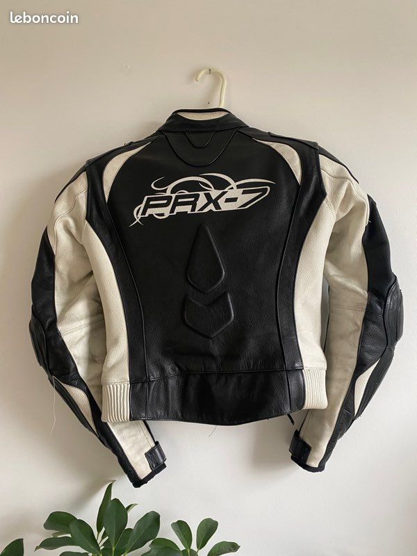 Veste de Moto femme en cuir - Taille XS/S (image 4)