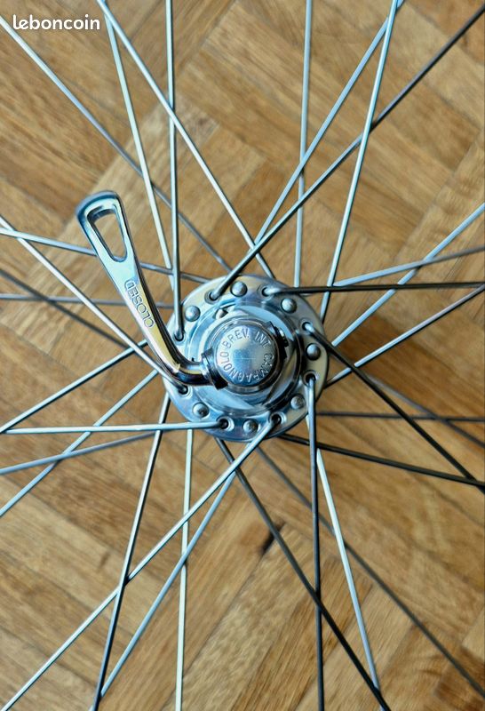 Roues Campa Ambrosio montées Record (image 3)
