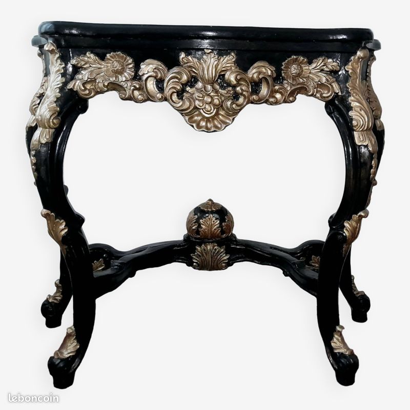 Console papier mâché Victorien ou Napoléon III (image 1)