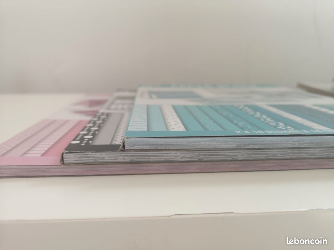 Lot bloc de feuilles épaisses A4 Scrapbooking, Machine de découpe, à embosser (image 4)