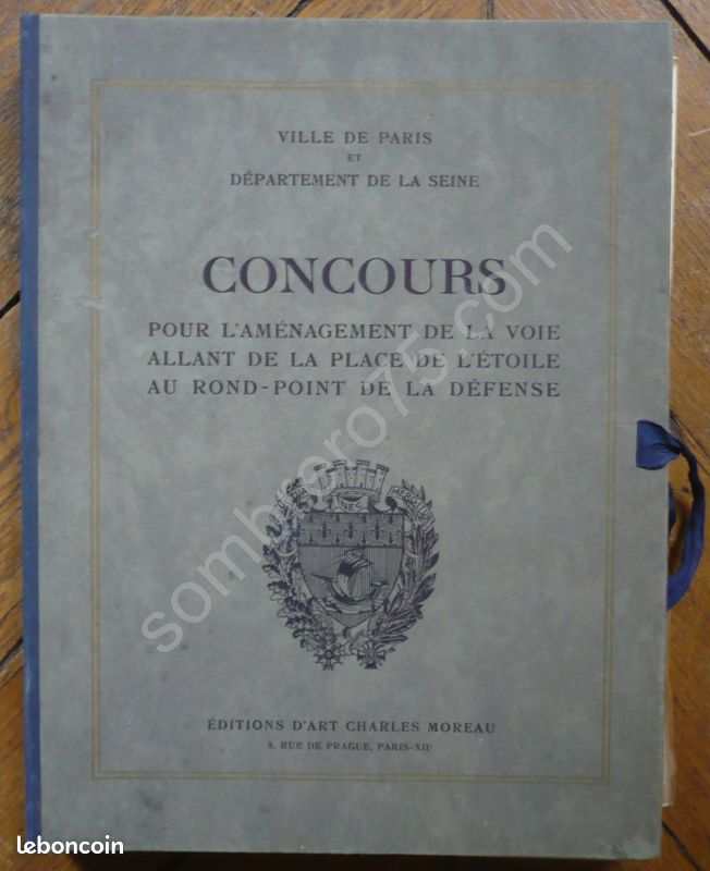 Concours pour l'Aménagement de la Voie allant de la Place de l'Etoile au Rond Point (image 1)