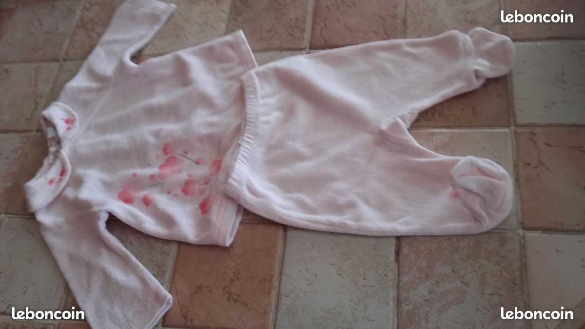 Pyjamas velours 1 mois (image 6)