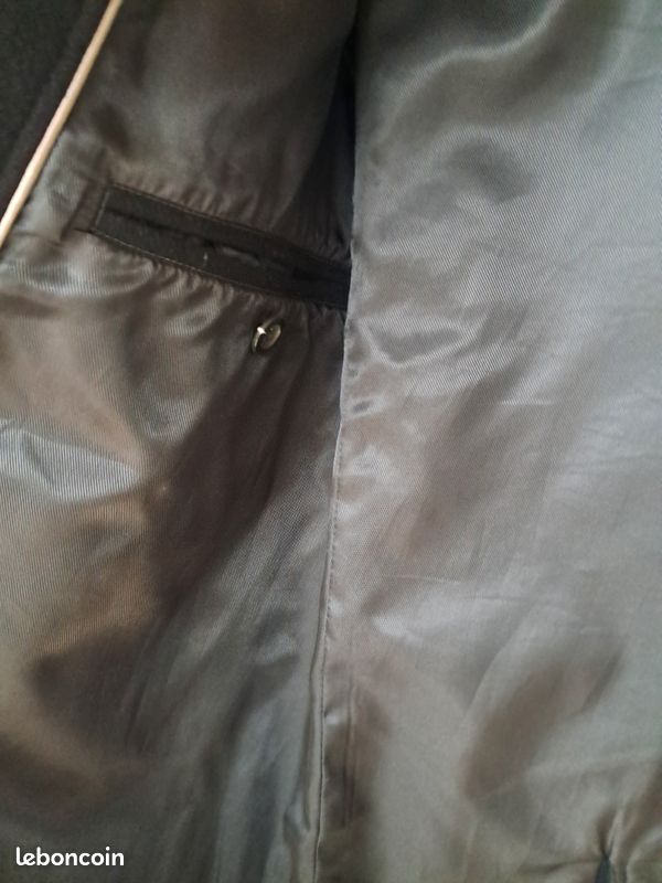 Manteau noir homme taille M/L (image 5)