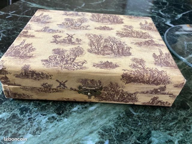 Coffret de Couverts à Gâteaux en Laiton Vintage (image 4)