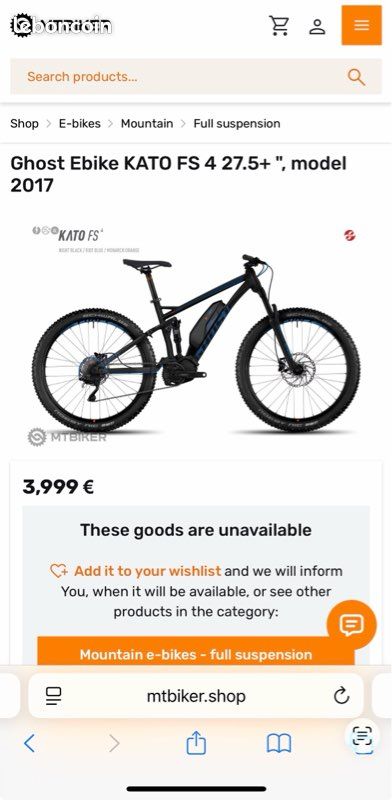 VTTAE tout suspendu électrique Ghost Kato FS4 27,5+ (image 16)