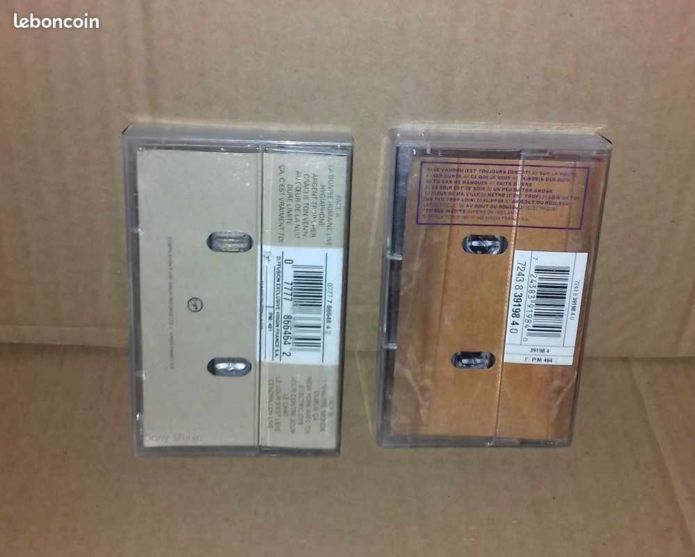 Lot de deux K7 audio Téléphone "Rappels" (image 2)