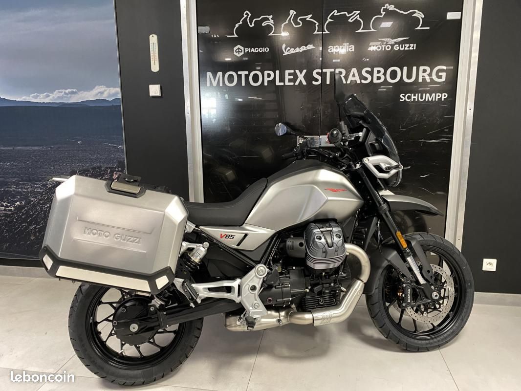 Moto Guzzi V85 TT 850 STRADA garantie 48mois valises + porte (image 1)