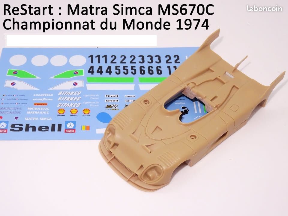 Matra 670B #7 Win le Mans 1974 Pescarolo Larrousse IXO LM1974 1:43 24