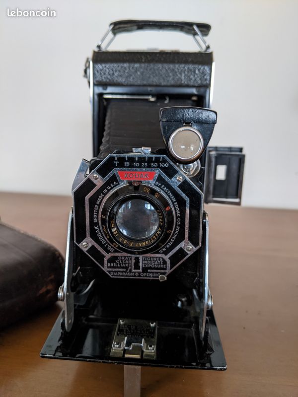 Appareil Photo Ancien à Soufflet Kodak Dakar No1 Senior Six 16 – Avec Housse