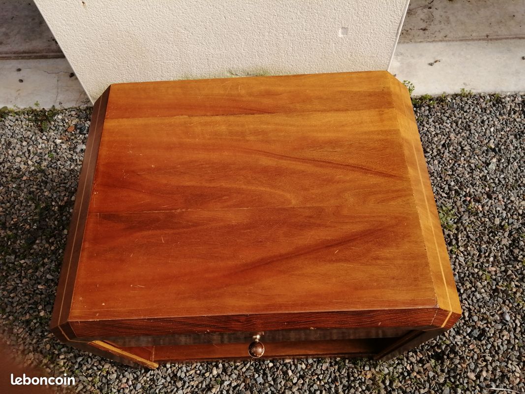 Table de chevet, bout de canapé années 30-50 (image 2)