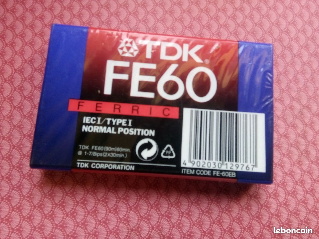 Cassette tdk fe60 ferric (image 2)