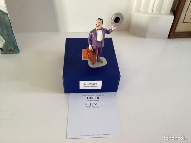 FIGURINE TINTIN COLLECTION Officielle Éd Moulinsart Séraphin Lampion FIGURINE TINTIN COLLECTION Officielle Éd Moulinsart Séraphin Lampion