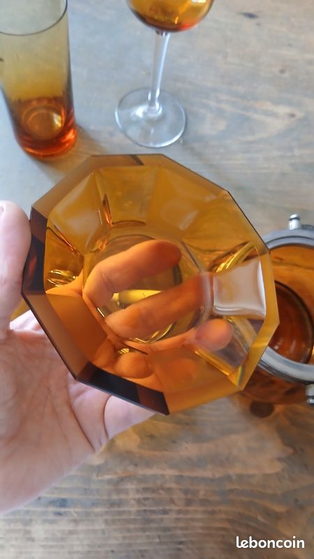 Bonbonnière verres coupelles ambré ( a partir de 12) (image 11)