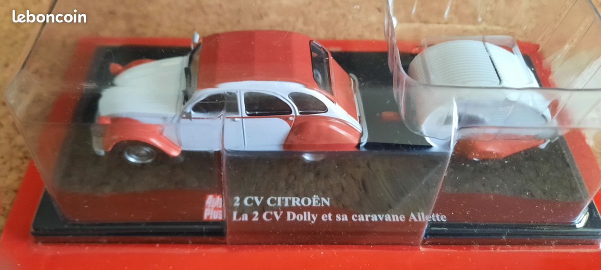 Miniature 1/43 Auto Plus, 2CV Citroën cabriolet 4 saisons - Collection