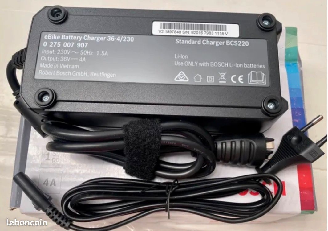 Bosch Standard charger 4A Neuf Vélo électrique VAE (image 4)