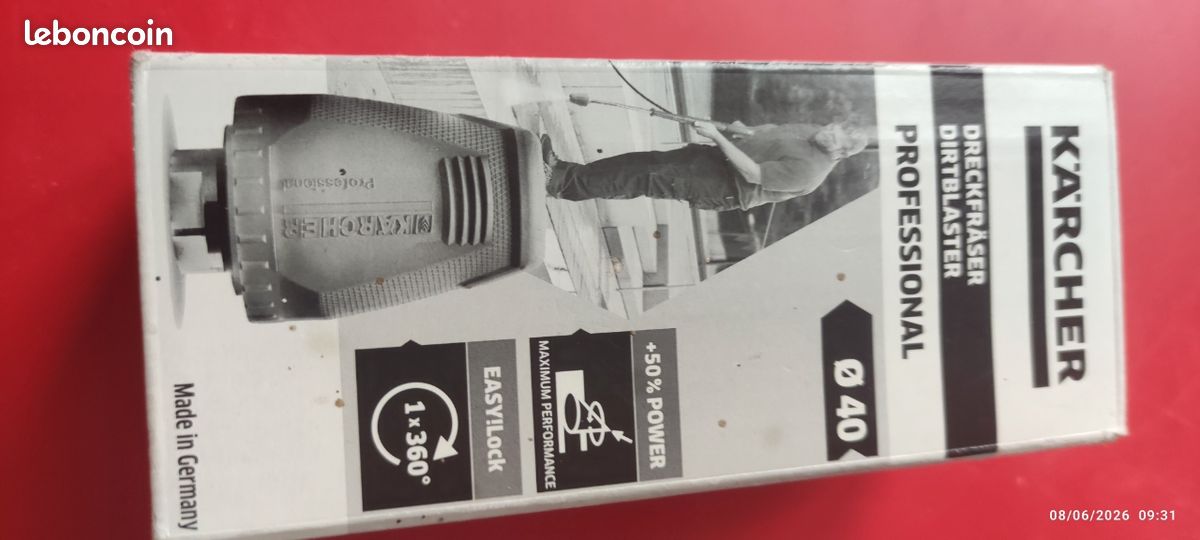 Rotabuse Karcher 40mm pour nettoyage haute pression 180 Bar (image 1)