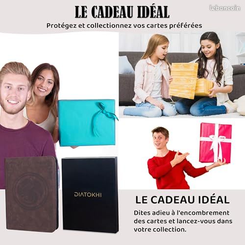 DIATOKHI Classeur Cartes à Collectionner 612 Pochettes