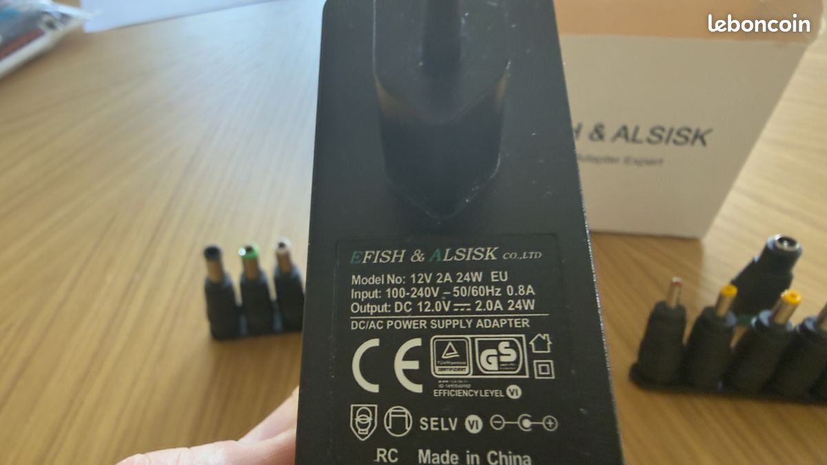 🔌 Adaptateur secteur universel 12V – NEUF (jamais utilisé) (image 8)