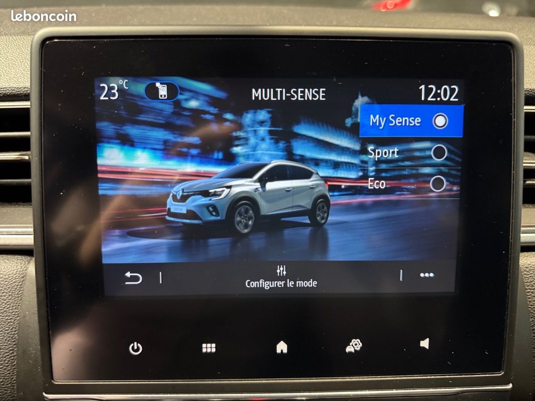 RENAULT CAPTUR MILD HYBRID 140 TECHNO 140Ch Garantie 12 mois Keyless CarPlay Caméra (image 19)