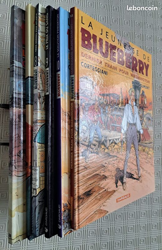 Lot de 6 La jeunesse de Blueberry - Novedi/Alpen/Dargaud - EO TBE Cf Description (image 2)