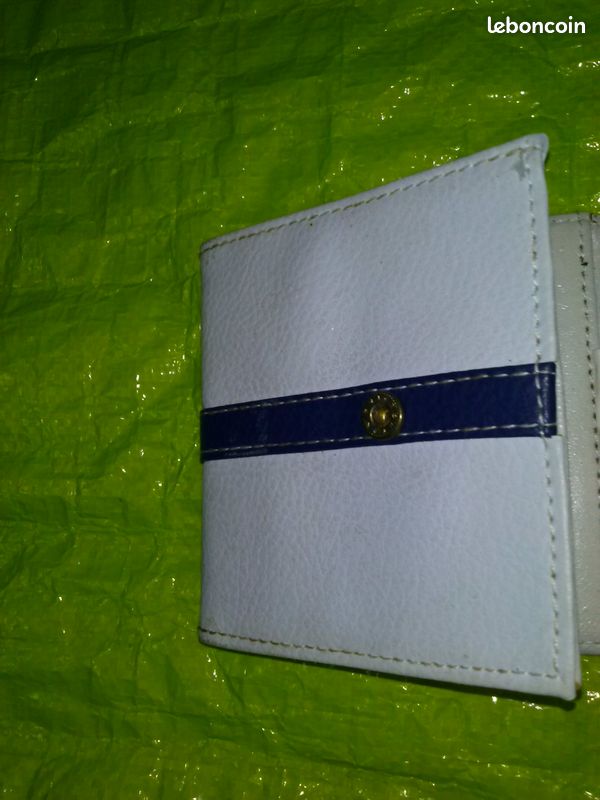 Porte-monnaie bleu et blanc (image 13)