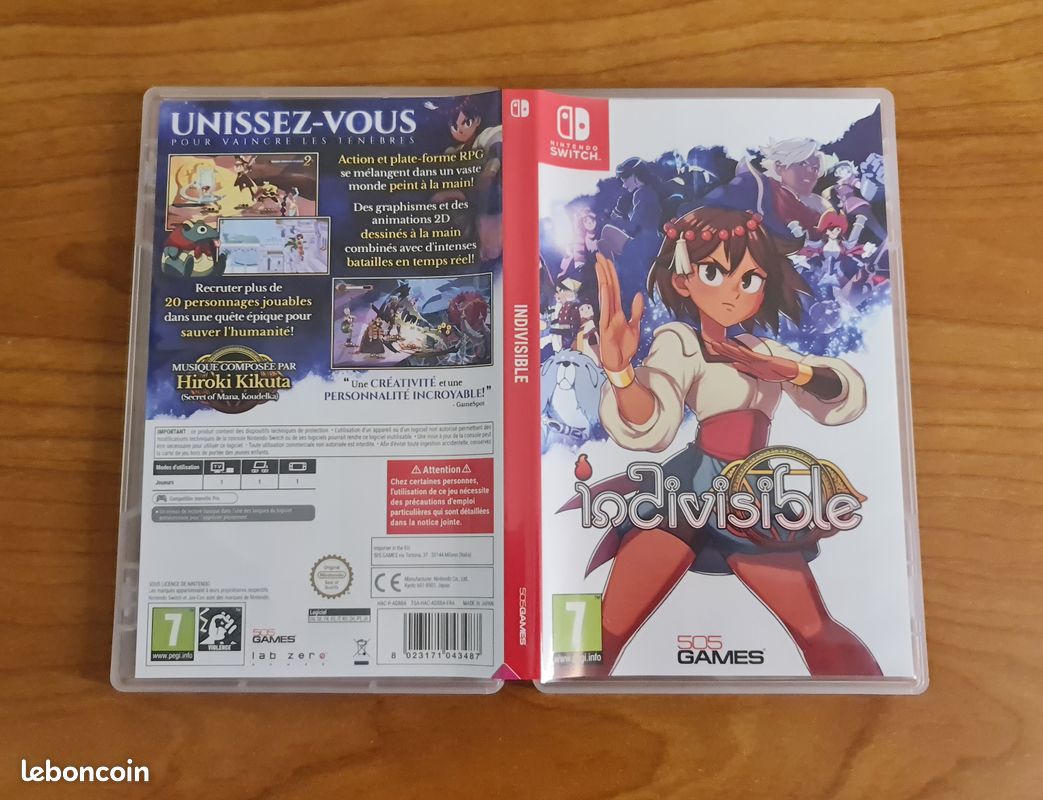 Jeu Nintendo Switch Indivisible Jeux vidéo