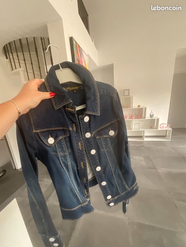 Veste en jean cintré Taille S (image 8)