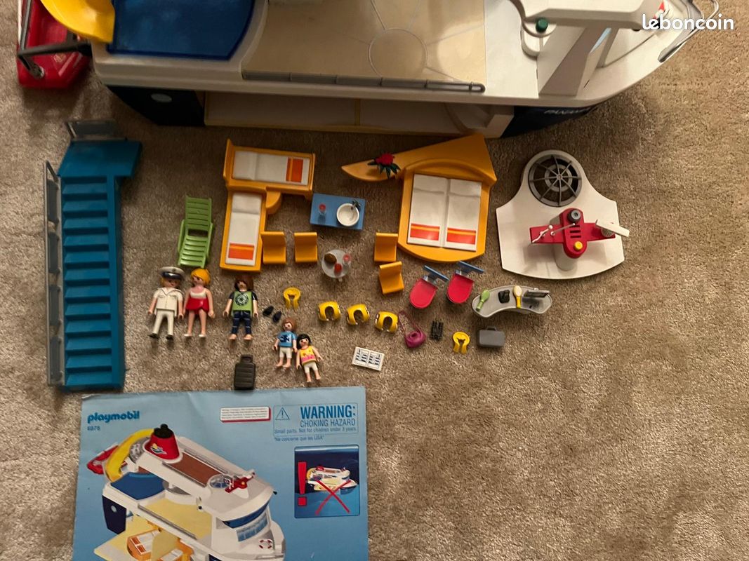 Playmobil 6978 Bateau de croisière - Family Fun - Vacances Navigation - Multicolore- excellent état (image 4)
