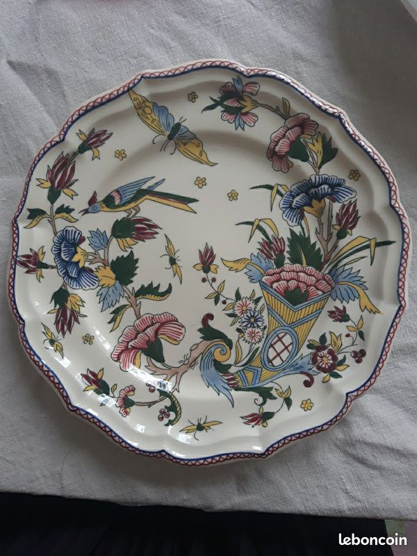 Assiette Gien Corne d'abondance (image 1)