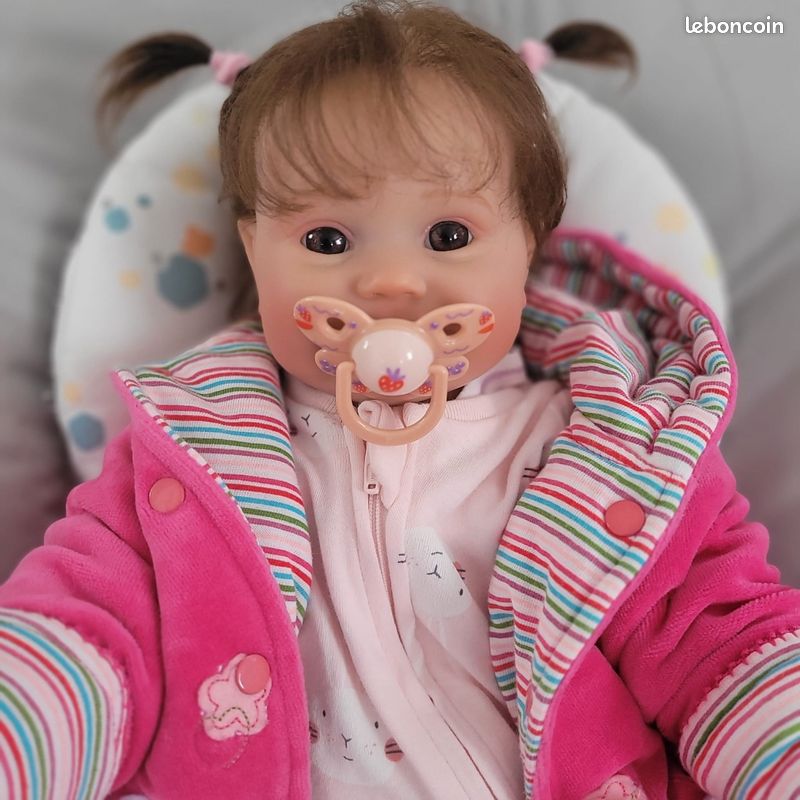 Lot De 3 Robes Neuves Pour Bébé 3 Mois Ou Poupée Reborn 55 Cm - Multicolores, Sans Marque, Sans étiquettes