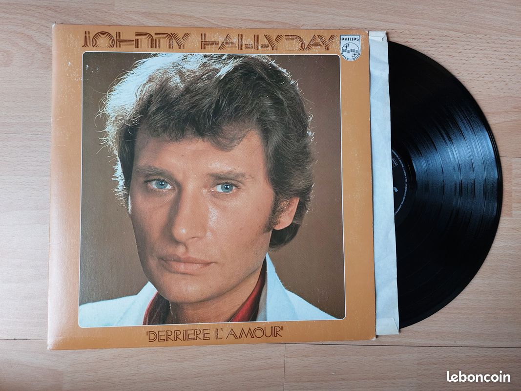 Johnny Hallyday " Derriere l'amour " Vinyle 33T (image 3)