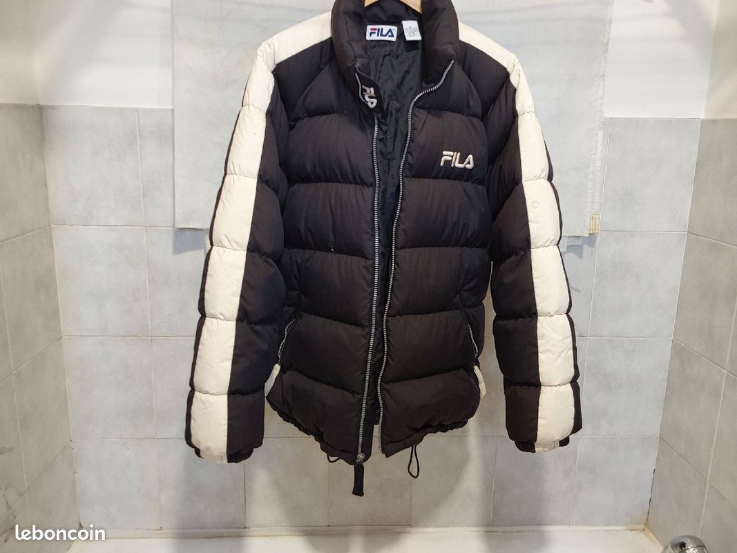 Veste Doudoune Noir Fila Doudoune Noir FILA Vêtements