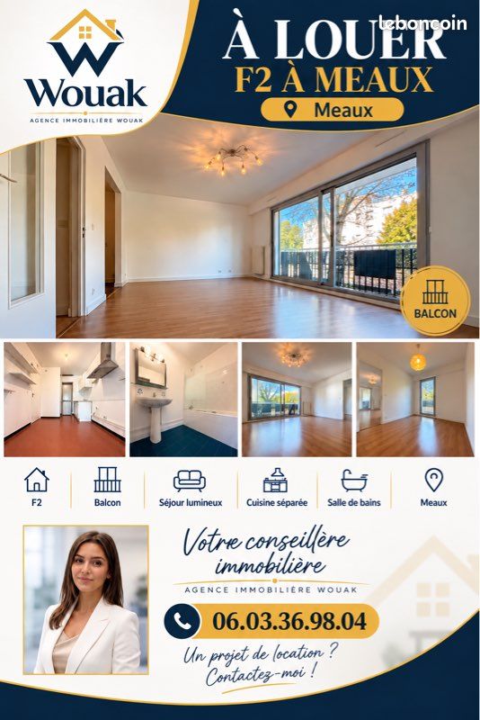Appartement 2 pièces 45 m² · à Bondy · 45 m² · 980 €/mois