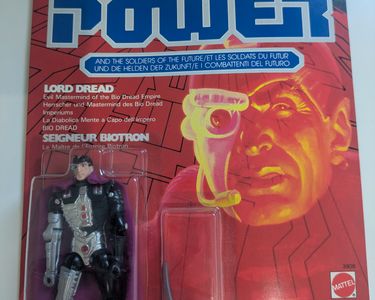 Figurine Capitaine Puissance – Lord Dread Biotron Mattel 1987 – Collection Vintage, état Neuf Sous Blister