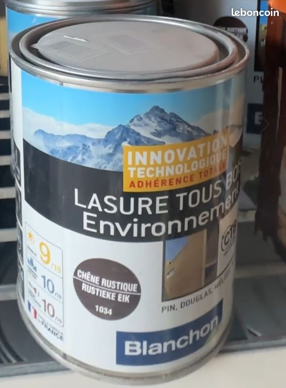🌲 Lasure Bois Extérieur Pro BLANCHON – Haute protection UV – 1L / 5L Plusieurs coloris dispos.🎨 (image 4)