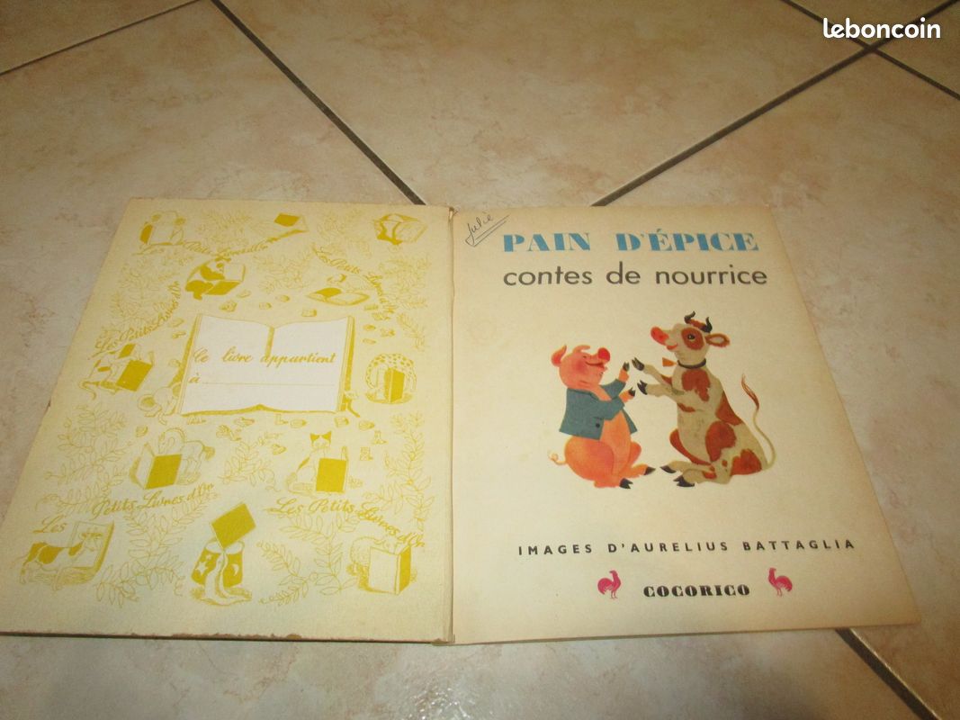 Vieux livre enfant pain d'épice de battaglia 1949 (image 2)