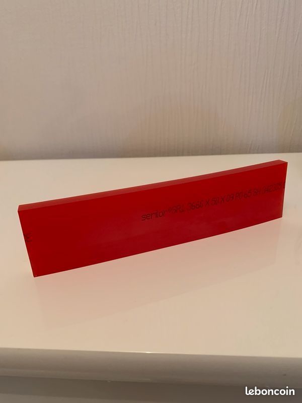 Sérigraphie racle raclette serilor SR1 65 Shores 20 cm Profil P0 (image 1)