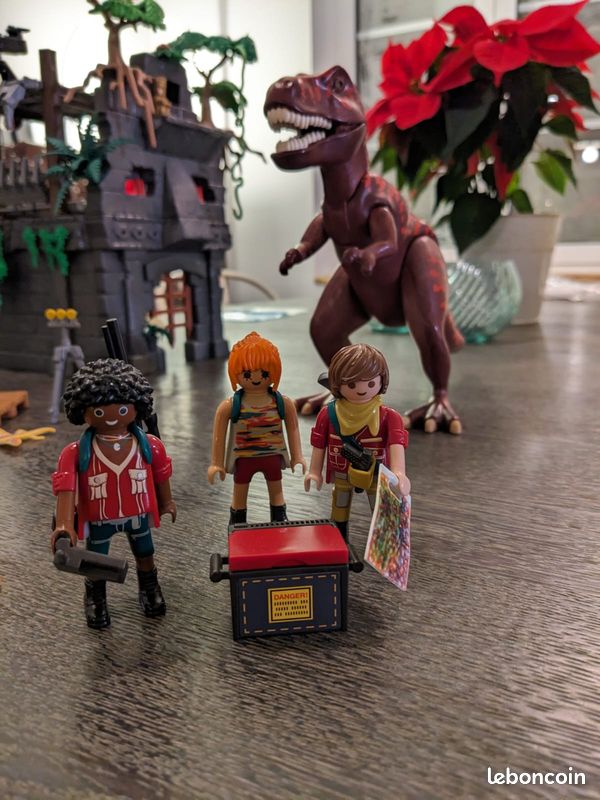 Playmobil 9429 The Explorers Temple et T-Rex- Complet Sans