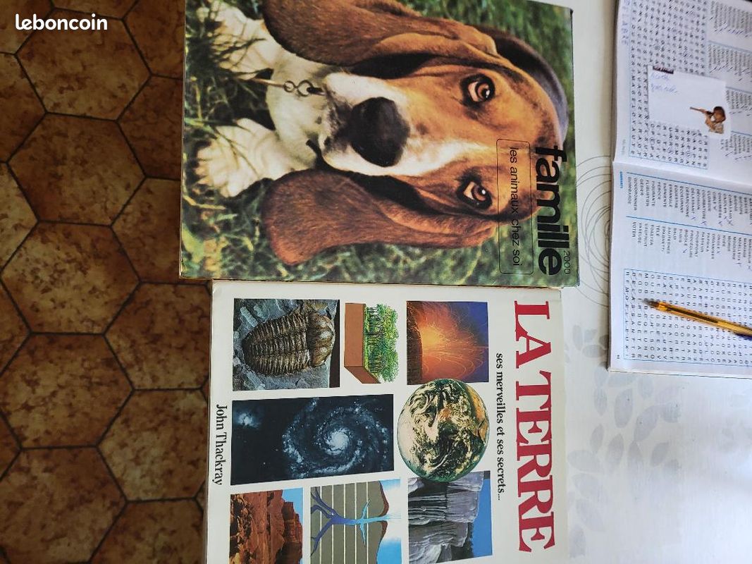 Les animaux chez soi + La terre: ses merveilles et ses secrets: 2 livres (image 1)