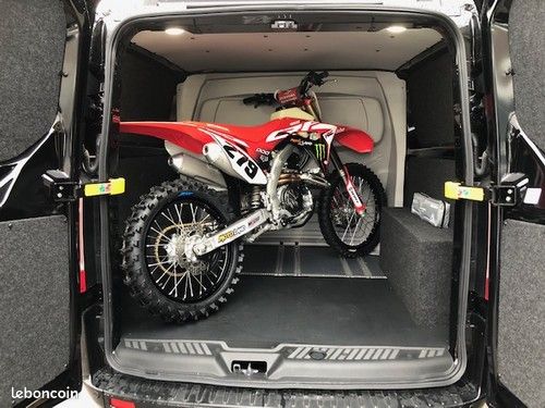 dirt bike in ford transit connect