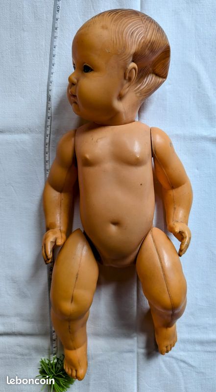 POUPEE BAIGNEUR POUPON CELLULOID ANCIEN ANCIENNE S.I.C SIC S