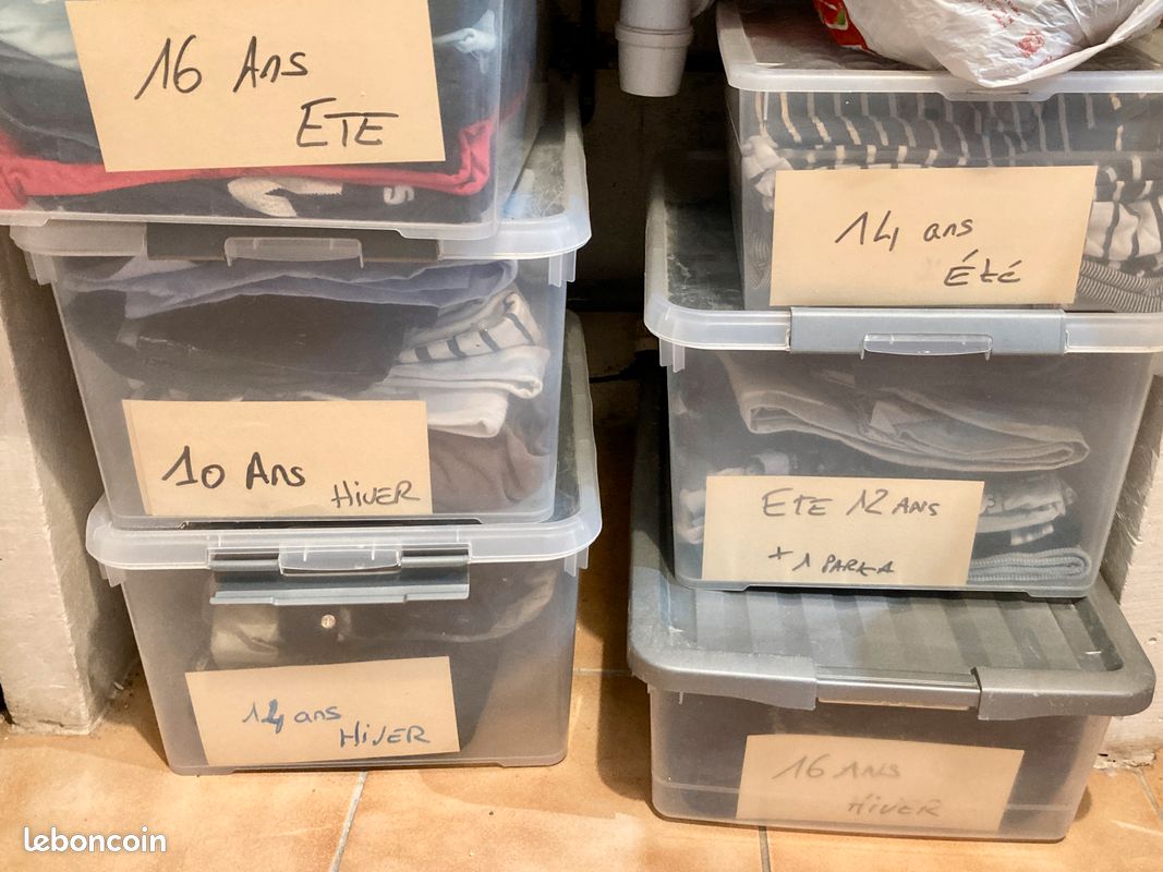 Lot vétements 10, 12, 14 et 16 ans (image 1)