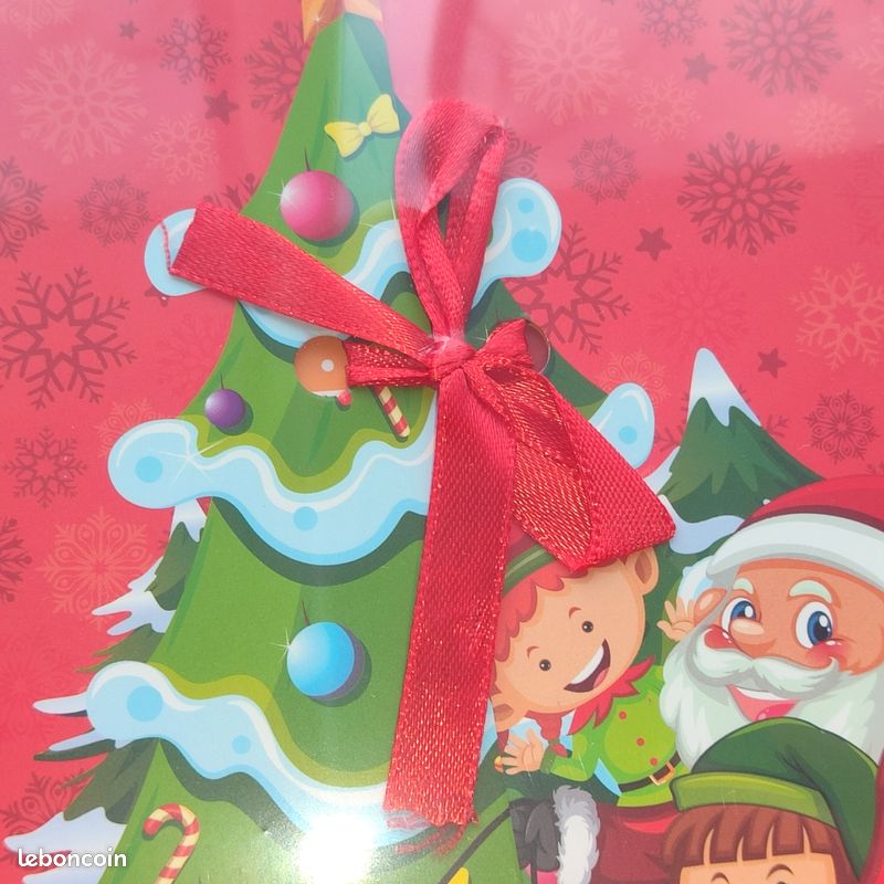 Calendrier de l'avent coffret en carton rouge (image 2)