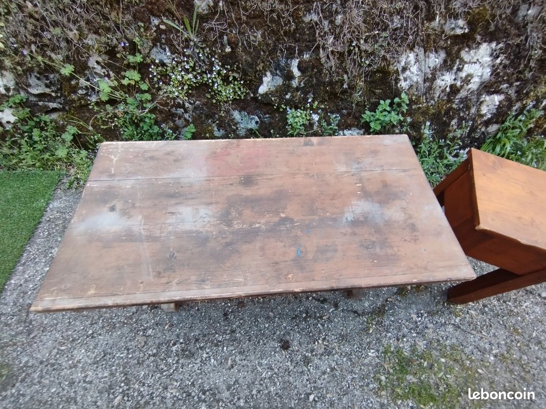 Petite table d'extérieur h 55 x 100 x 50 (image 5)