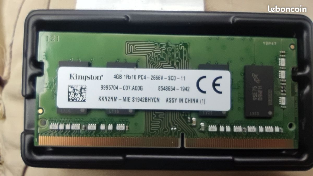 Barrettes de ram 4go x2 ddr4 2666 (image 1)