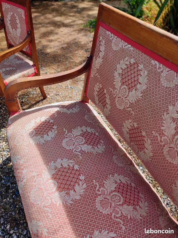Élégant salon ancien style Louis Philippe - XIXème (image 13)