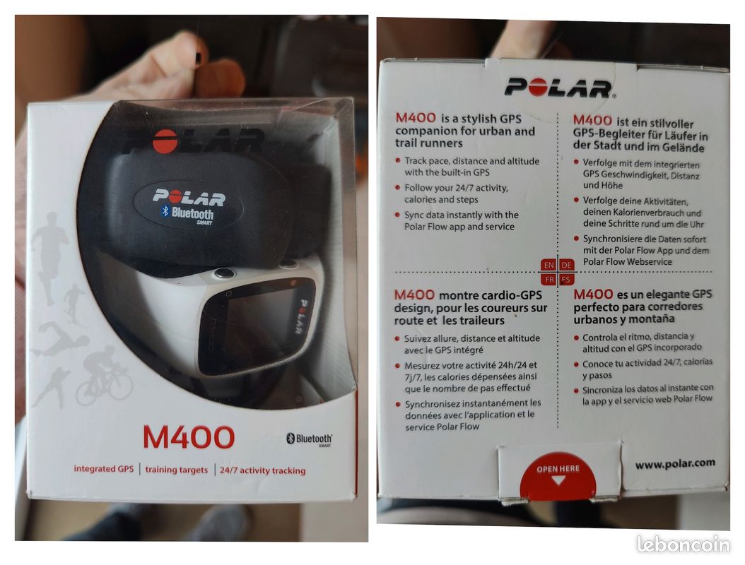Heart Rate Polar M400 Con Banda Rate Sensor Polar Oh1 M400