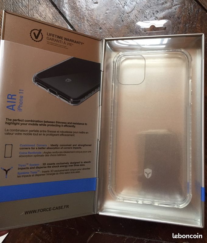 Coque arrière transparente Force Glass IPhone 11 (image 3)