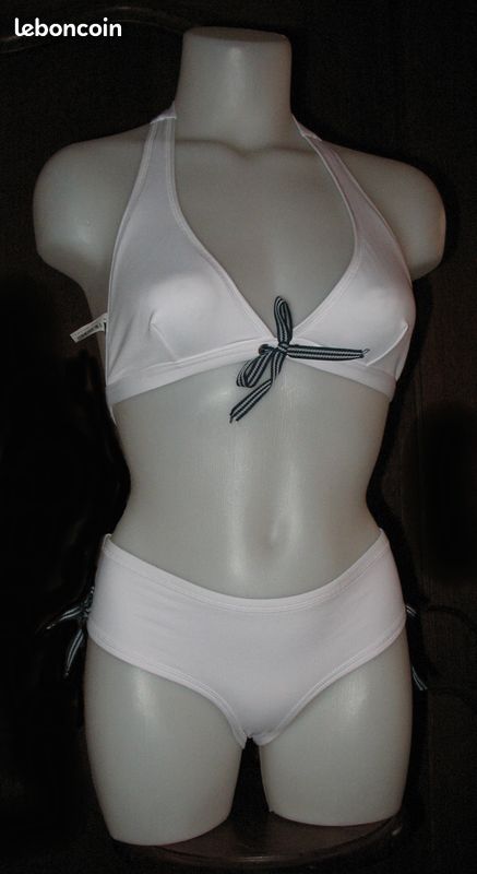 Maillot 2 Piéces AUTRE TON - Blanc - T 38 / 42 - NEUFS (image 1)